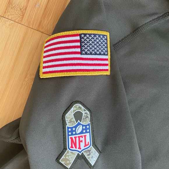 Nike Dr-Fit New England Patriots Salute to Service Performance Hoodie Large - Picture 4 of 14